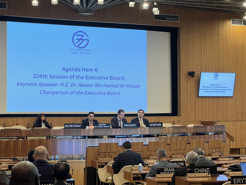 Azərbaycanın sədrliyi ilə UNESCO-da G-77 və Çin Qrupunun iclası: Sessiyaöncəsi koordinasiya gücləndirilir