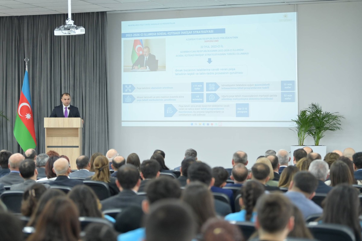 “Regionlarda peşə təhsili: imkanlar və perspektivlər” mövzusunda Təhsil Forumu keçirilib