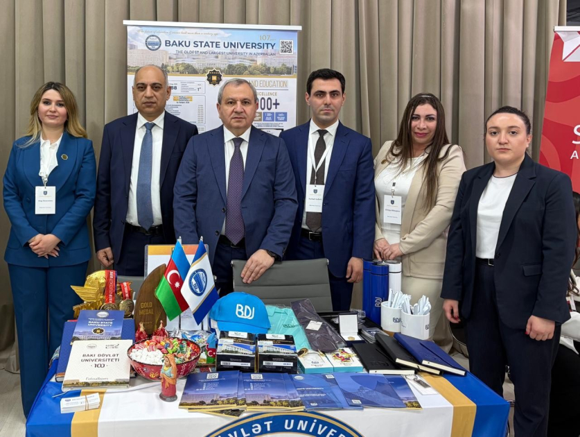 Bakı Dövlət Universiteti Qazaxıstanda keçirilən “Study in Azerbaijan” sərgisində təmsil olunur