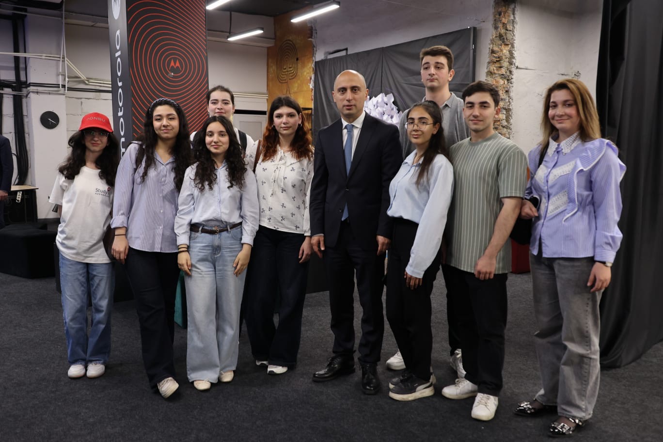 Elm və təhsil naziri Emin Əmrullayev akademik mobillik çərçivəsində Satbayev Universitetində təhsil alan ADNSU tələbələri ilə görüşüb