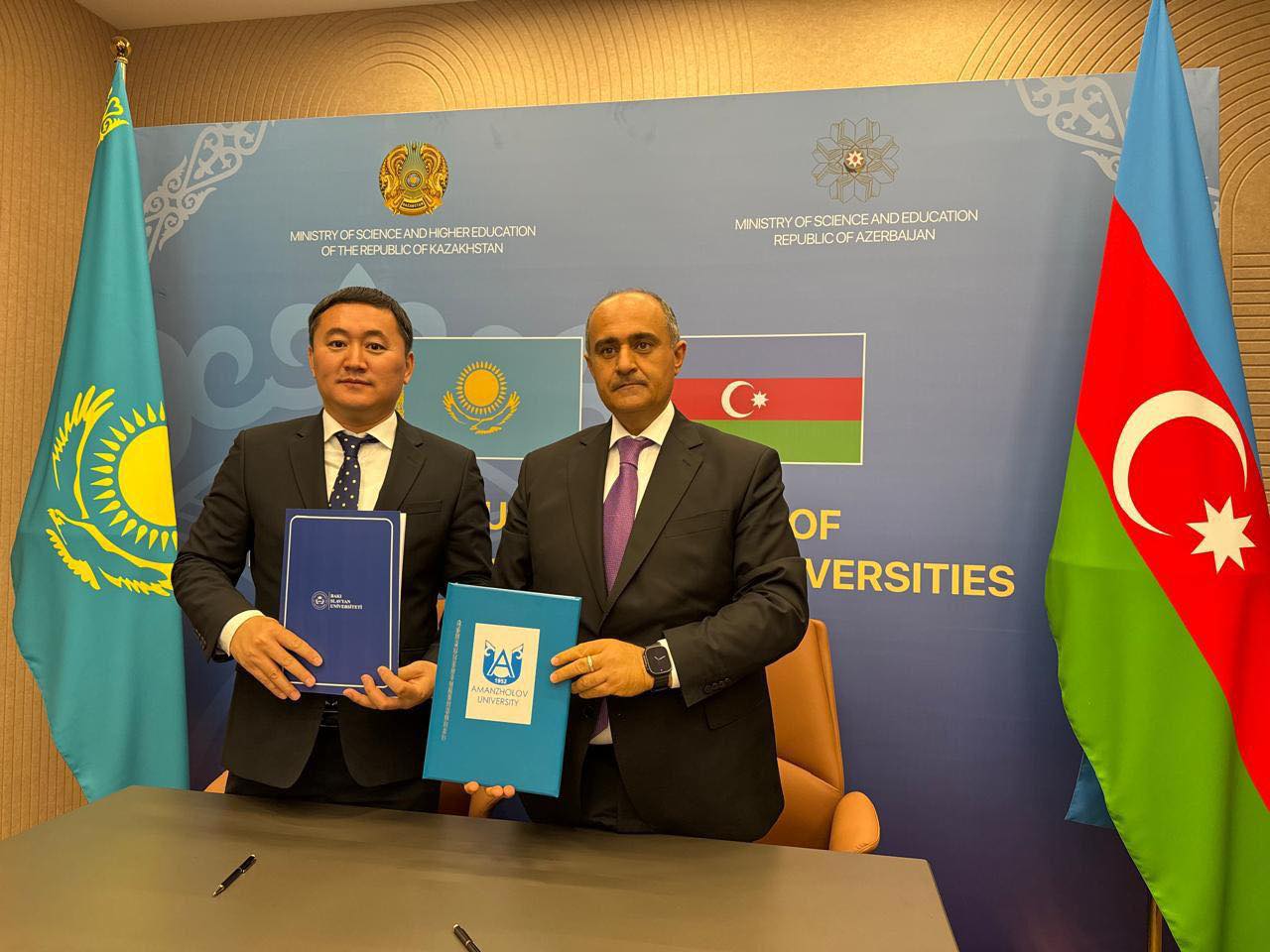 BSU Qazaxıstanın aparıcı ali təhsil müəssisəsələri ilə Anlaşma Memorandumu imzalayıb