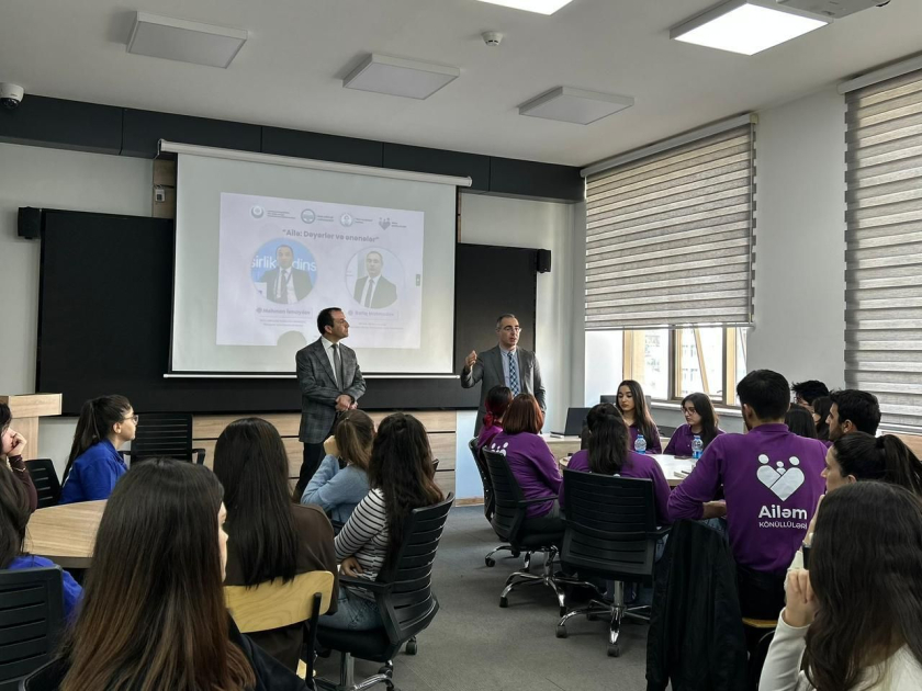 “BDU könüllüləri”nin baş katibi: Güclü ailə modeli cəmiyyətin əsasını təşkil edir