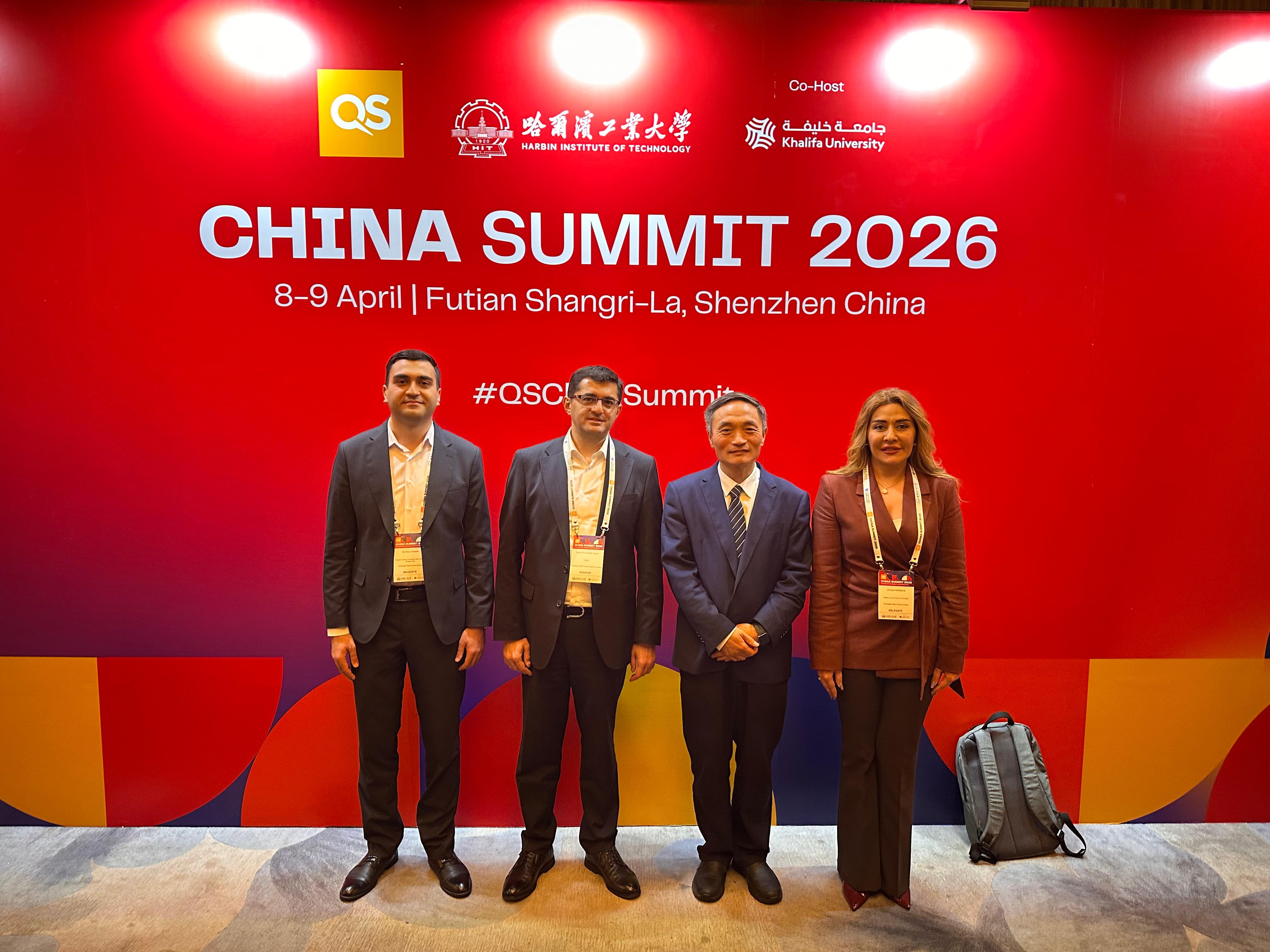 ADNSU “QS China Summit 2026”da uğurla iştirak edir