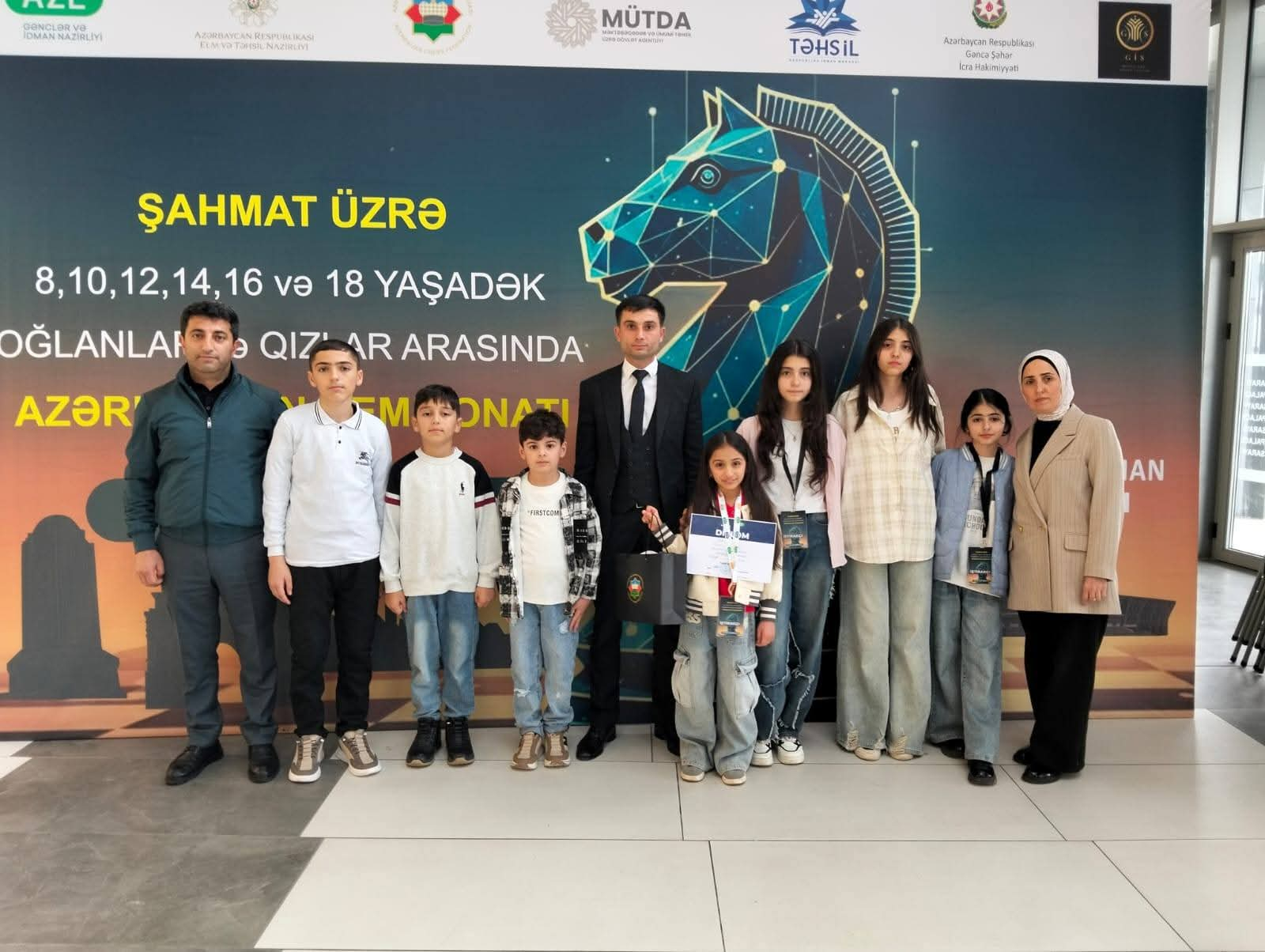 Şamaxı məktəblisi şahmat üzrə çempionatda qalib olub