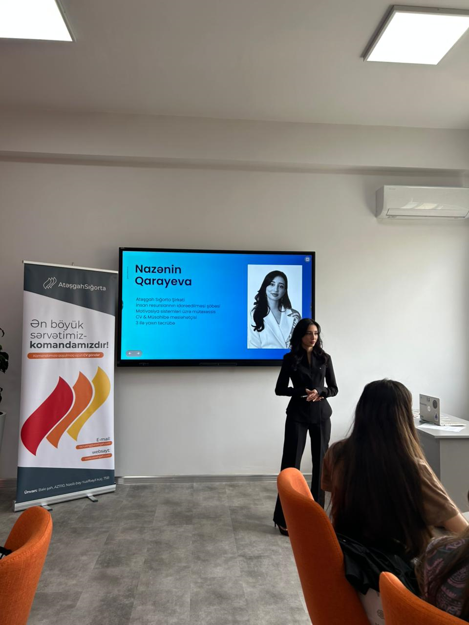 "Atəşgah Sığorta” şirkətinin əməkdaşı BDU-da təlim keçib