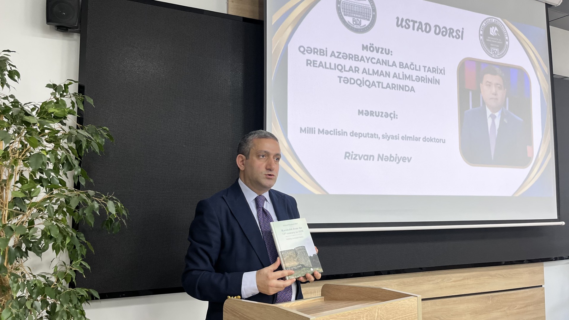 BDU-da Qərbi Azərbaycan mövzusunda ustad dərsi keçirilib 