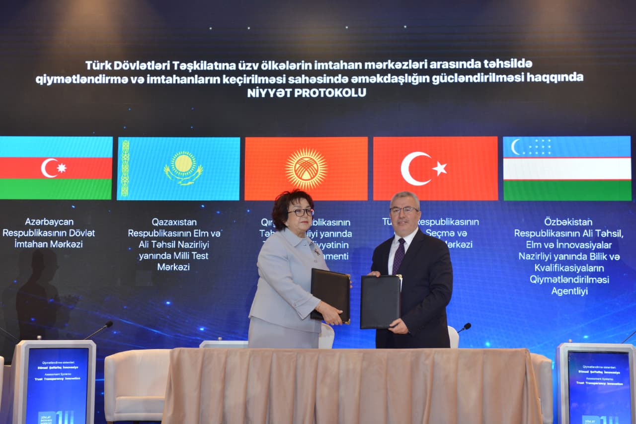 TDT-ya üzv ölkələrin imtahan mərkəzləri arasında Niyyət Protokolu imzalanıb