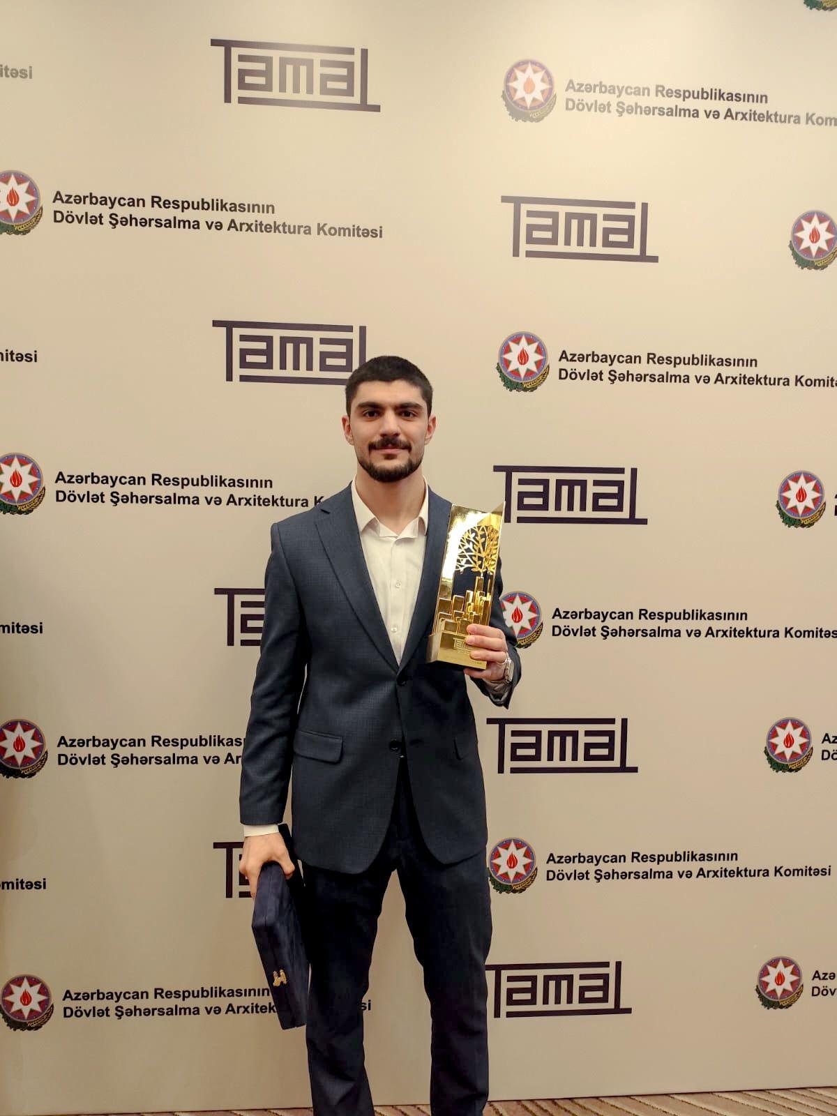 AzMİU məzununun layihəsi “Təməl” mükafatına layiq görüldü