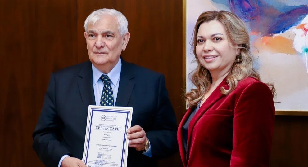 ADU tarixində ilk: beynəlxalq akkreditasiya sertifikatı verildi