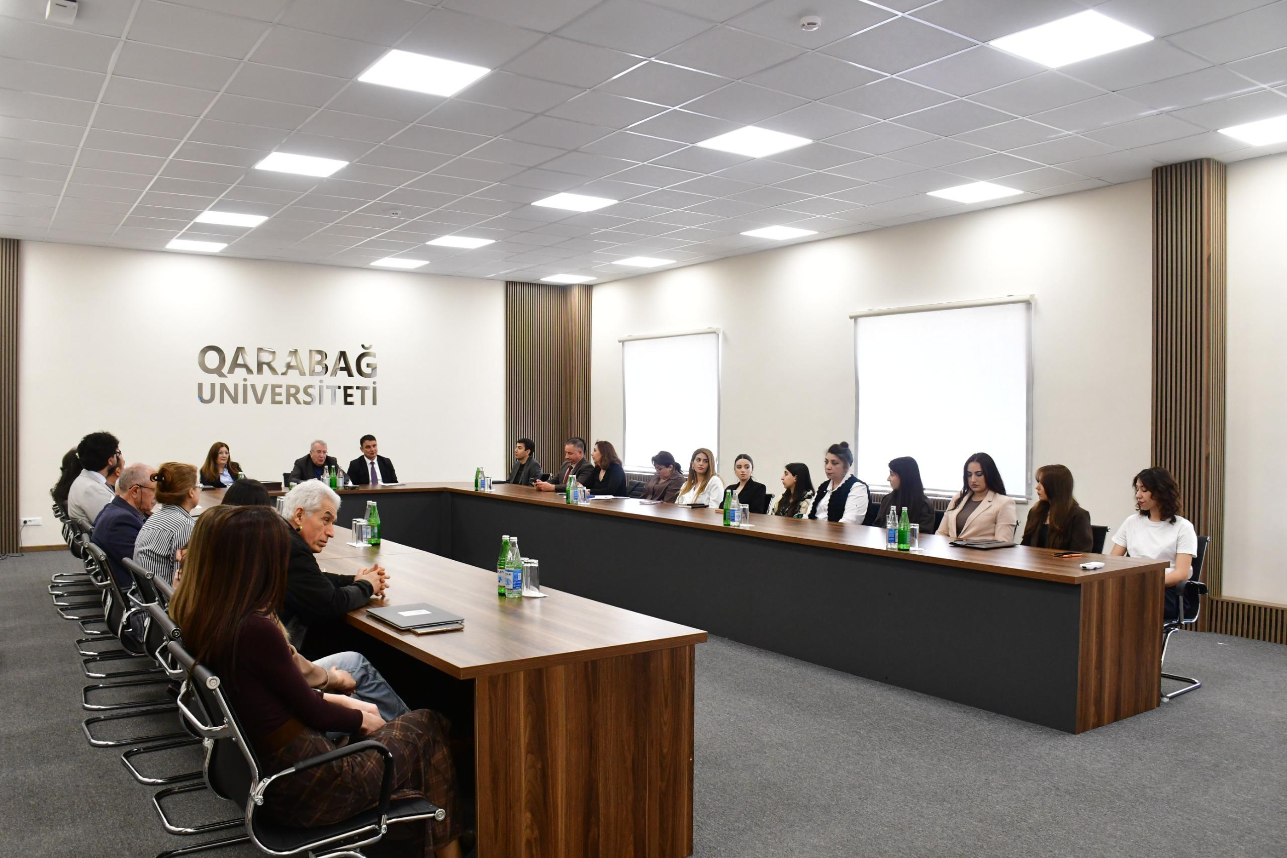 Dünya Azərbaycanlı Alimlər Birliyi ilə əməkdaşlıq Qarabağ Universitetində yeni imkanlar yaradır