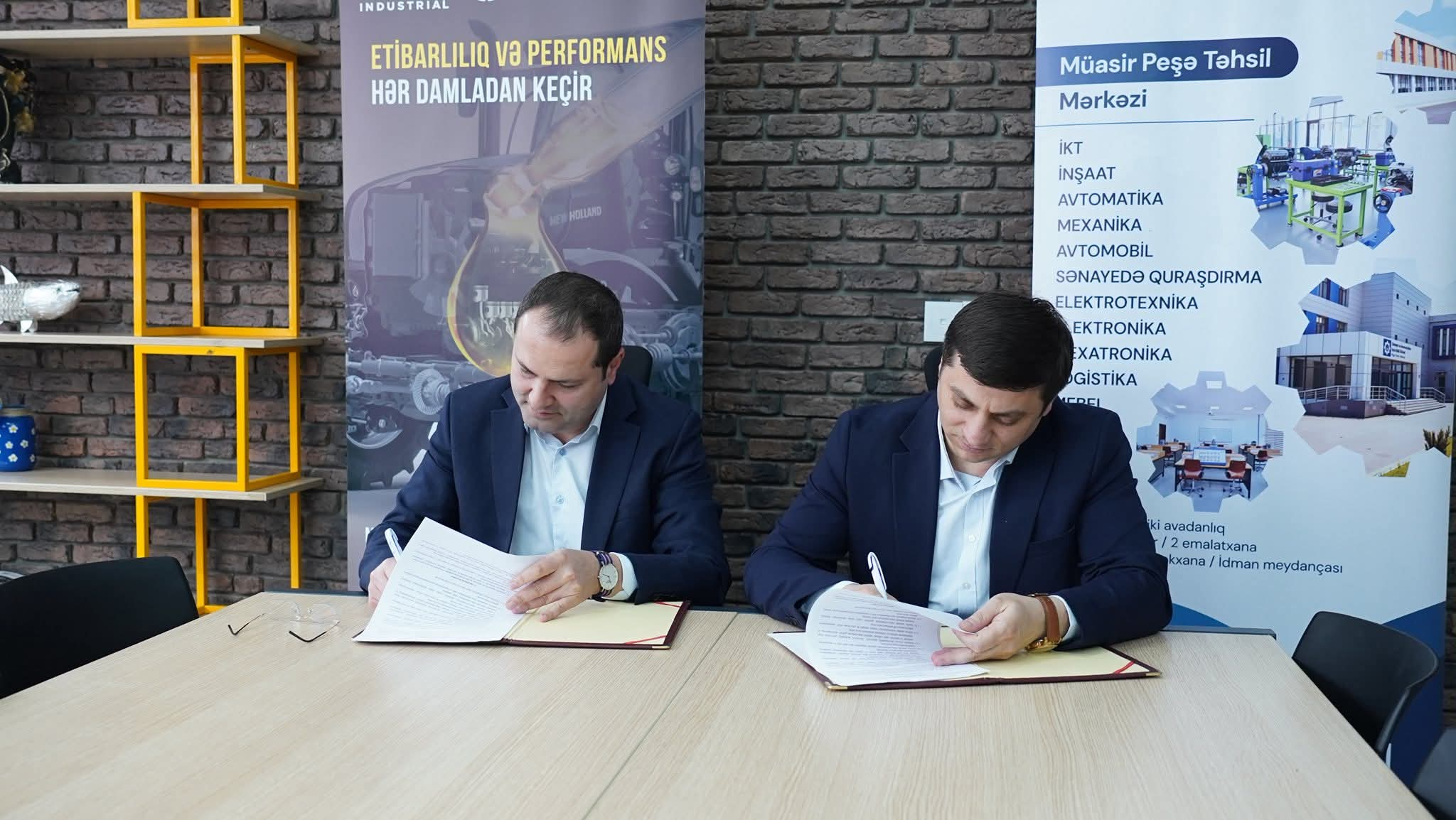 Sənaye və İnnovasiyalar üzrə Bakı Dövlət Peşə Təhsil Mərkəzi "Grand Motors" ilə əməkdaşlıq edəcək