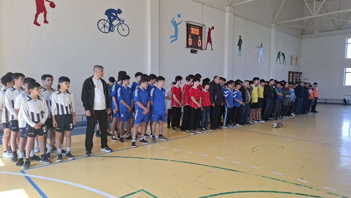 Tovuzda həndbol üzrə rayon birinciliyinin qalibləri mükafatlandırılıb