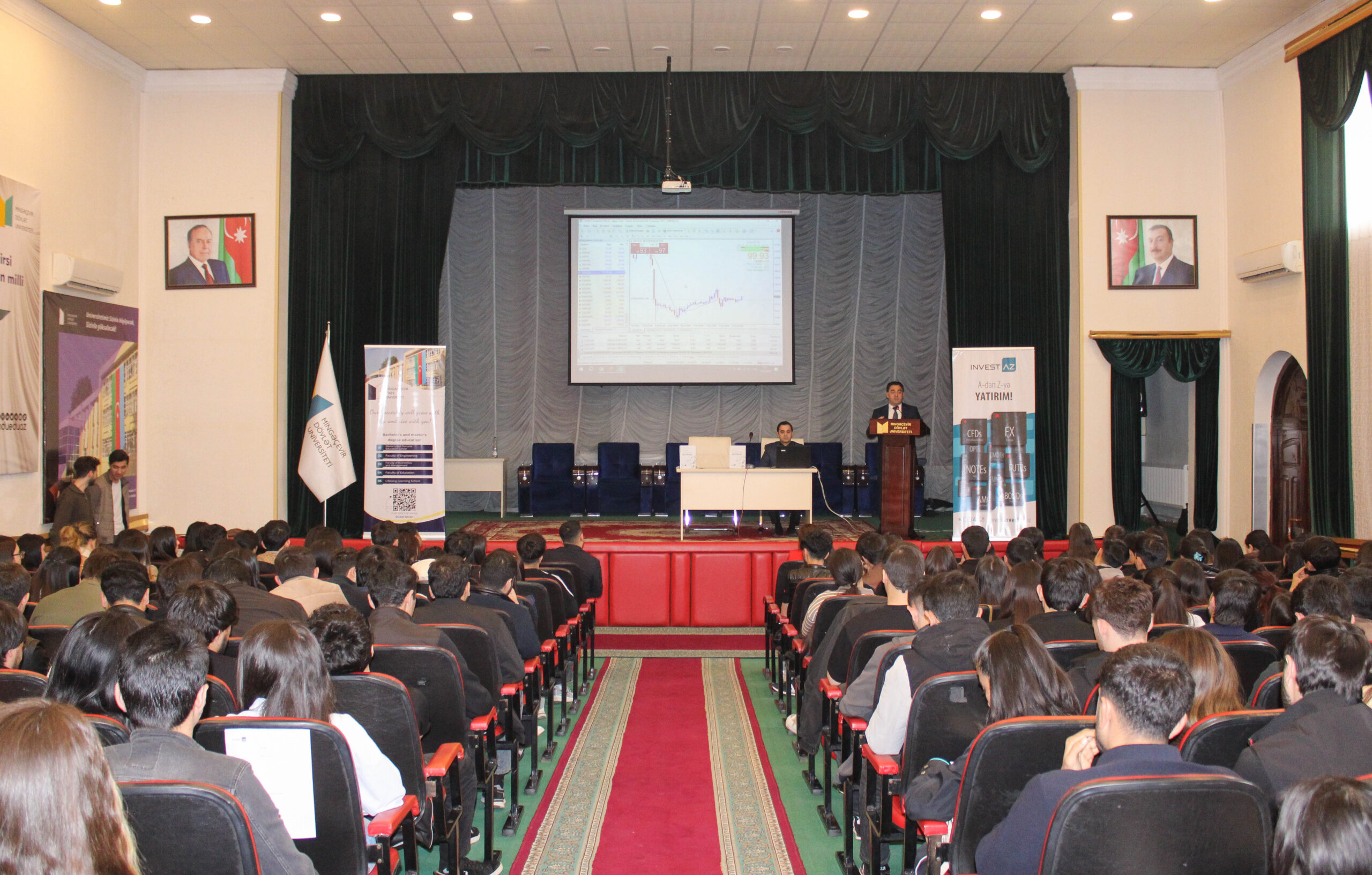 Mingəçevir Dövlət Universitetində “Müasir yatırım imkanları” mövzusunda Master Class təşkil olunub