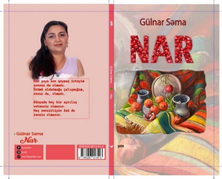 Gülnar Səmanın “Nar” kitabı Türkiyədə çap olunub