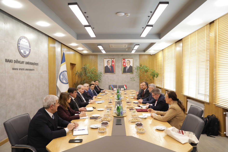 BDU ilə Budapeşt Texnologiya və İqtisadiyyat Universiteti arasında əməkdaşlıq memorandumu imzalanıb