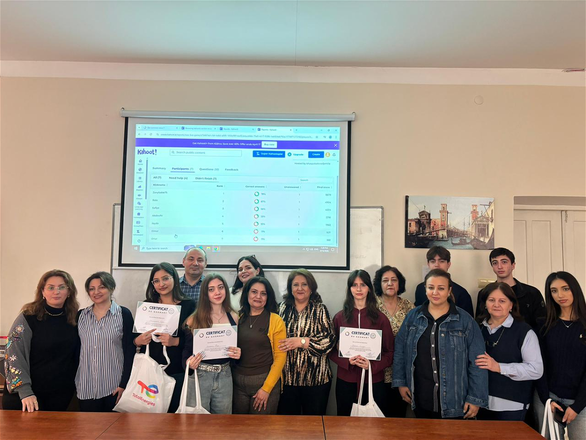 ADU-da Frankofoniya Gününə həsr olunmuş müsabiqə keçirilib