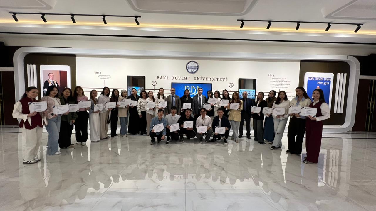 Qazaxıstanın Abay Universitetinin magistrantları BDU-nun Fizika fakültəsində təcrübə keçiblər