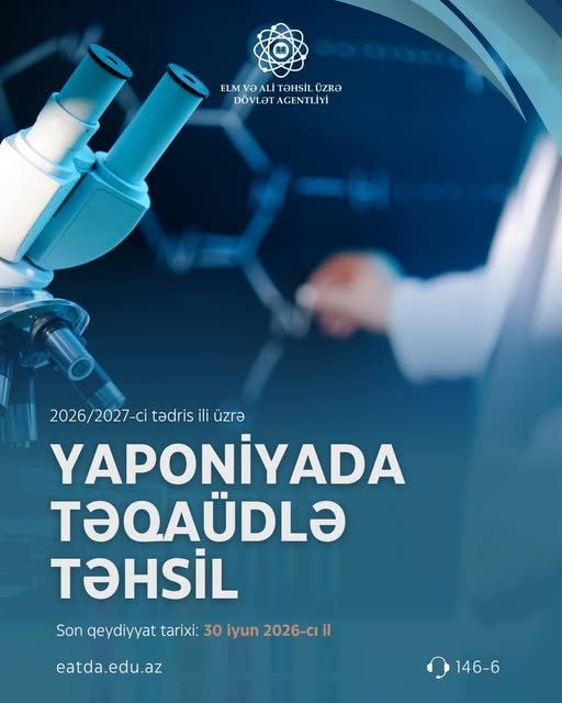 Yaponiyada tədqiqatçılar üçün təqaüd proqramı