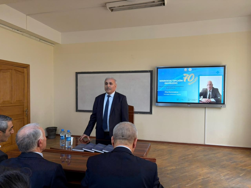 Professor Məmmədəli Qıpçağın türkoloji fəaliyyətinə həsr olunmuş elmi seminar