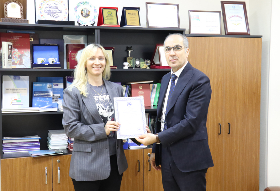 Azərbaycan Universitetində polşalı mütəxəssislə təcrübə mübadiləsi aparılıb