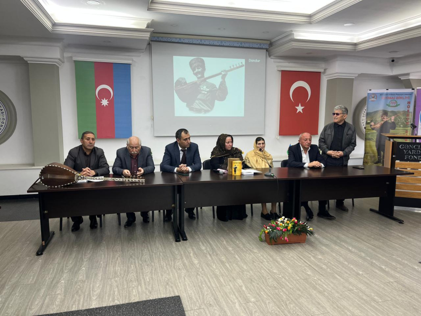 Ustad aşıq Hüseyn Saraçlının 110 illiyinə həsr olunan tədbir