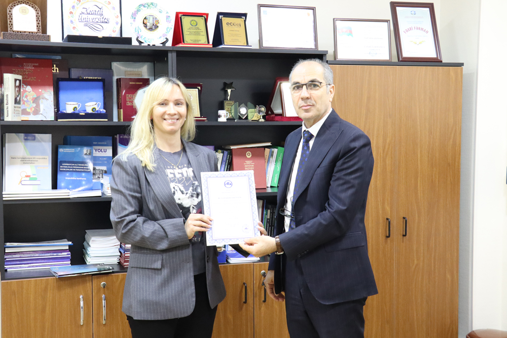 Rzeszow Universitetinin nümayəndəsi Azərbaycan Universitetində olub