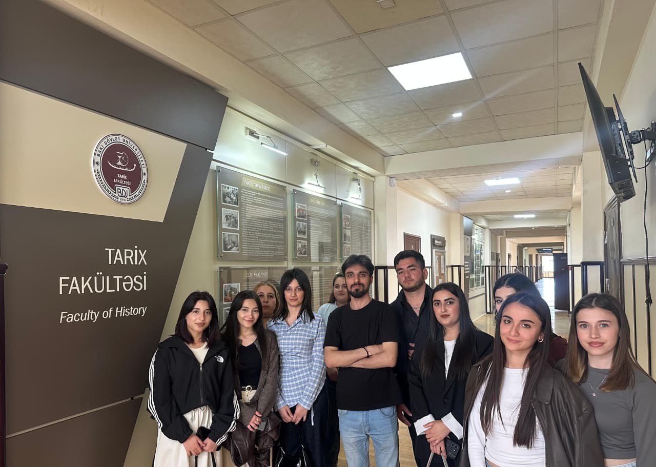 Şirvan Dövlət İqtisadiyyat və Humanitar Kollecinin tələbələri BDU-nun Tarix fakültəsində
