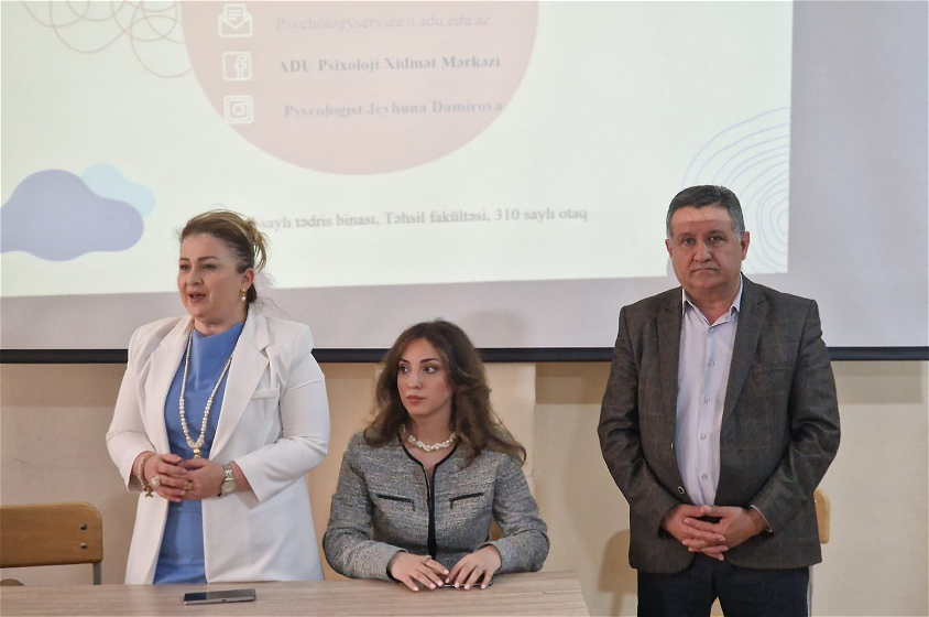 ADU-da “Psixologiya həftəsi” çərçivəsində maarifləndirici tədbir keçirilib