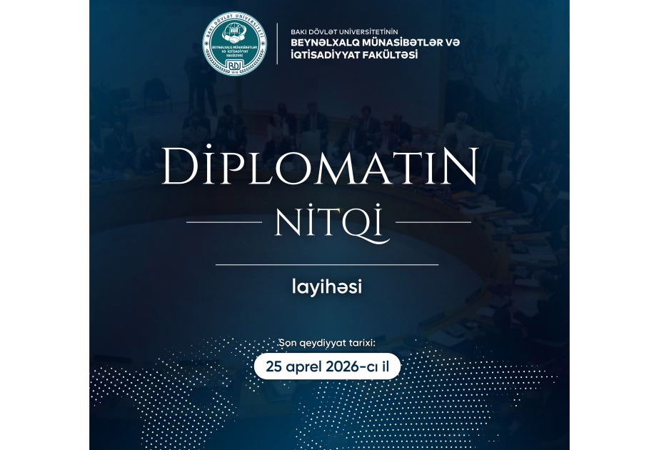 BDU-da “Diplomatın nitqi” layihəsinə başlanılır