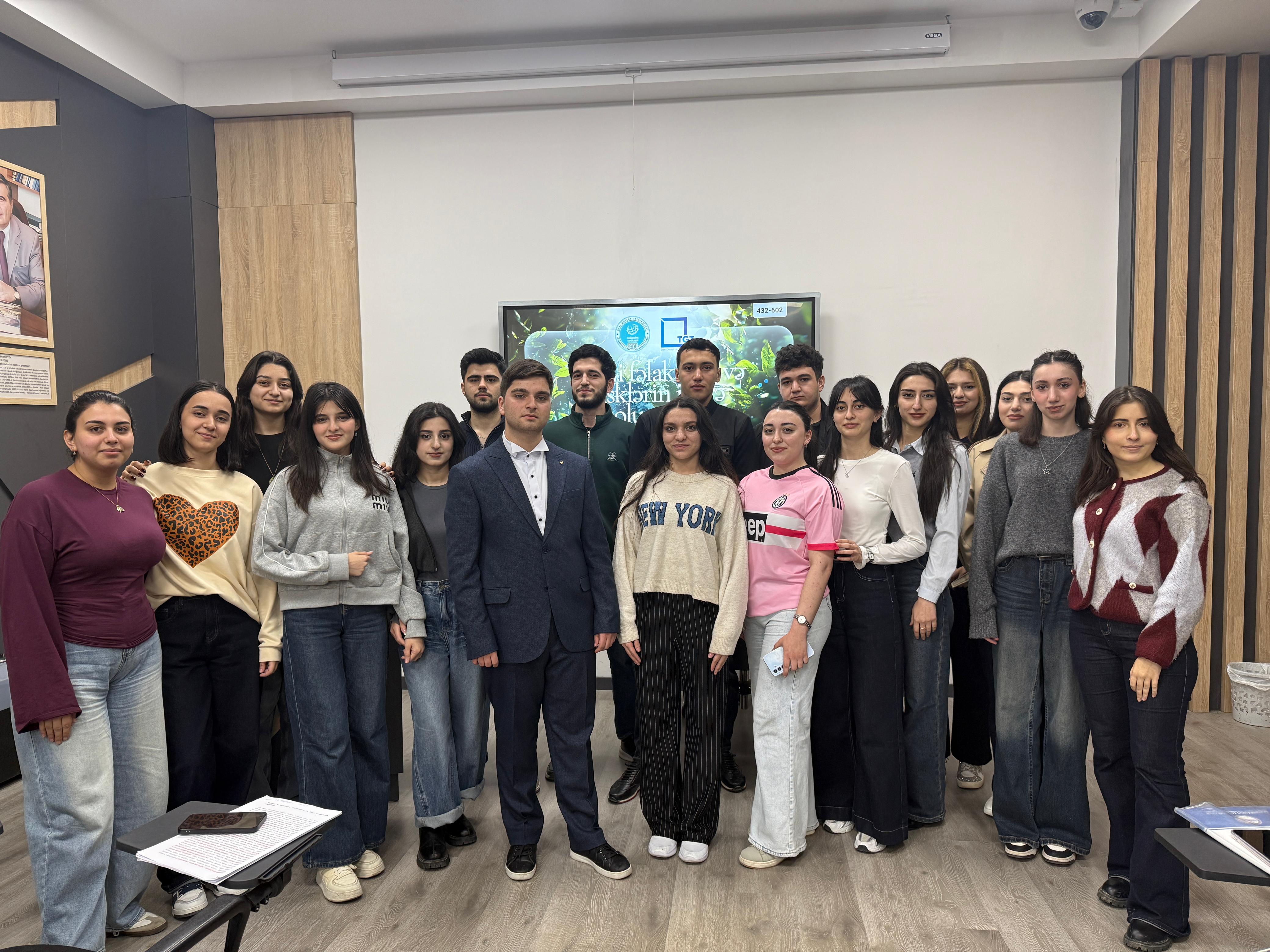 BDU tələbələri təbii fəlakətlərin qarşısının alınması barədə maarifləndirilib