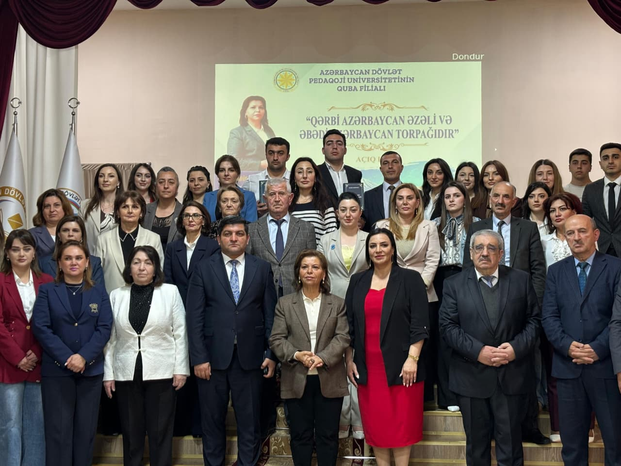 ADPU-nun Quba filialında "Qərbi Azərbaycan əzəli və əbədi Azərbaycan torpağıdır" mövzusunda tədbir keçirilib
