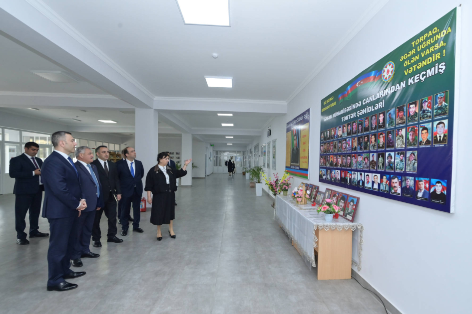 Tərtərdə tədris prosesi izlənilib, müəllimlərin təklifləri dinlənilib