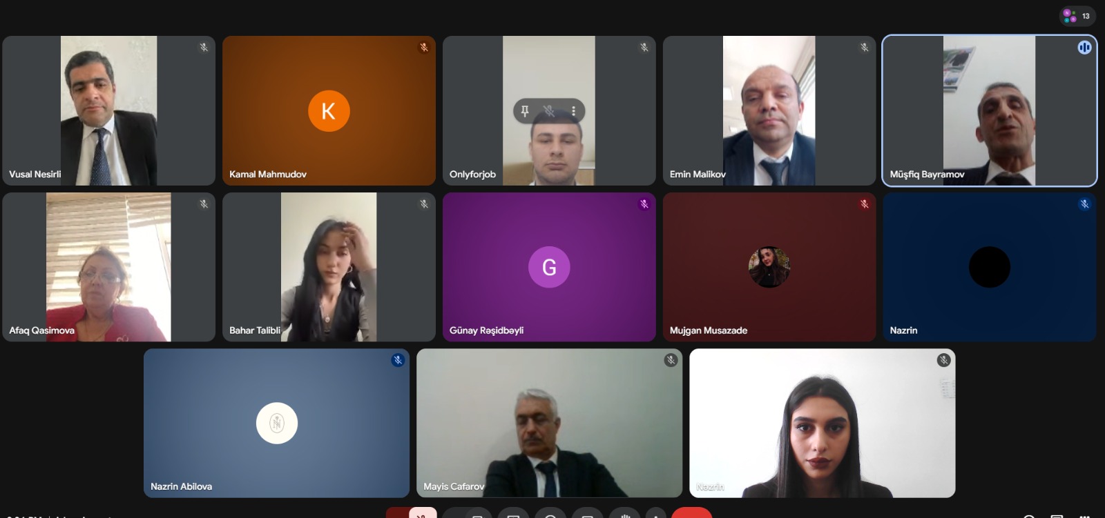 LDU-da Ümumdünya Şəhərsalma Forumu ilə bağlı vebinar keçirilib