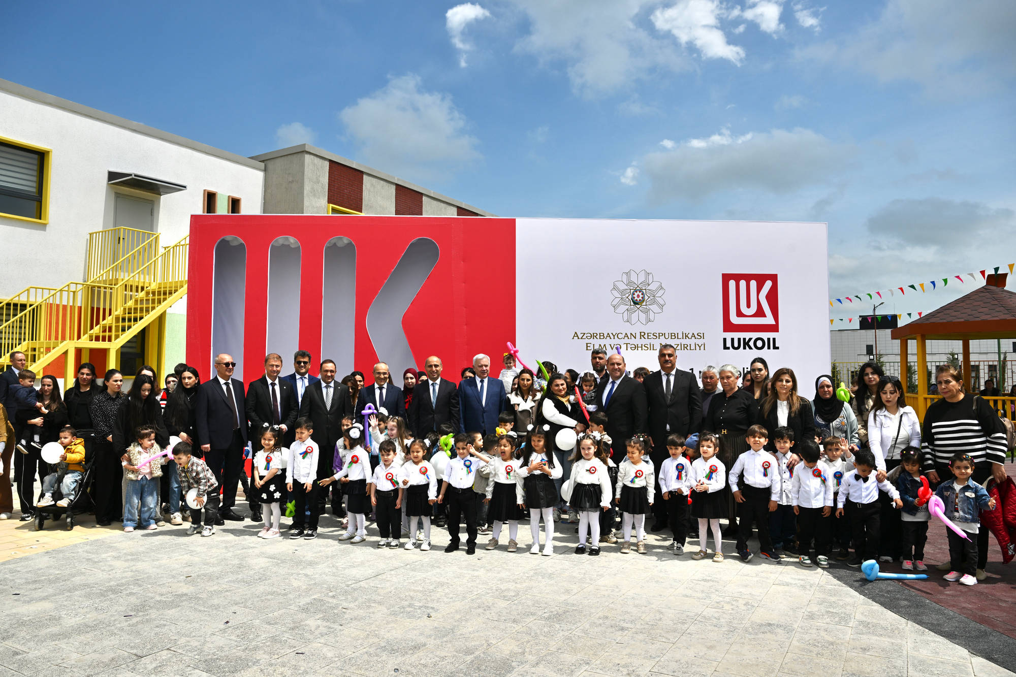 Füzuli şəhərində 1 nömrəli körpələr evi-uşaq bağçasının açılışı olub