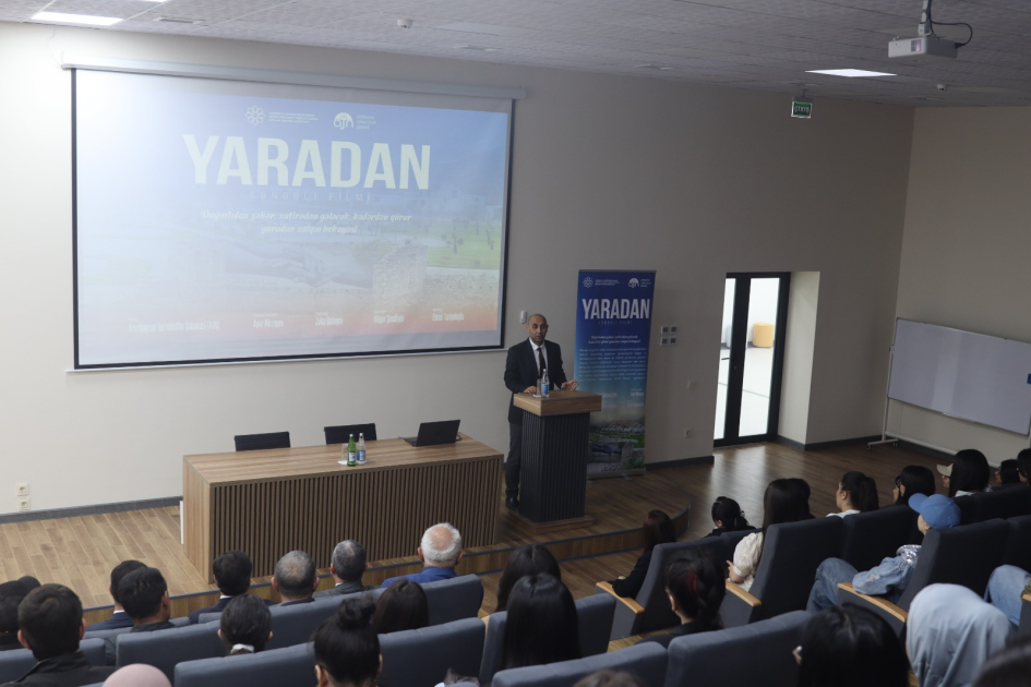 Xankəndidə “Yaradan” sənədli filminin təqdimatı olub
