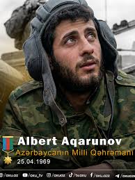 Milli Qəhrəman Albert Aqarunovun doğum günüdür