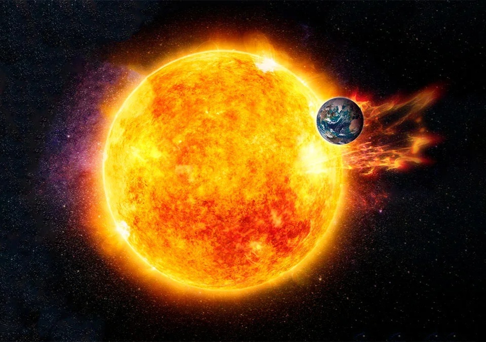 Günəşdə iki güclü partlayış qeydə alınıb