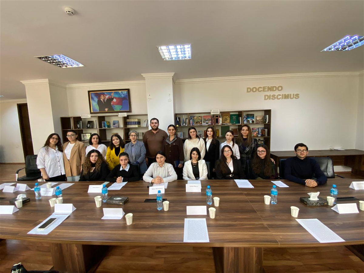 22 aprel – Yer Kürəsi Günündə “Yaşıl həftə” çərçivəsində tələbə konfransı keçirilib