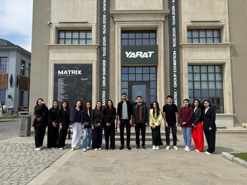 BDU tələbələrinin “YARAT” Müasir İncəsənət Mərkəzinə ekskursiyası