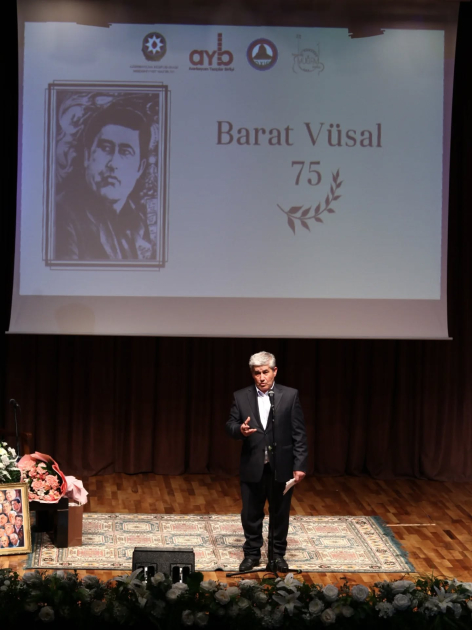 Şair-publisist Barat Vüsalın 75 illik yubileyi qeyd olunub