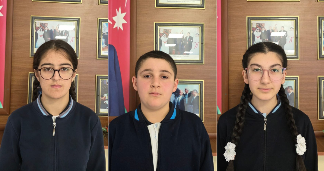 Cəbrayıl məktəbinin 3 şagirdi RFO medalçısı oldu