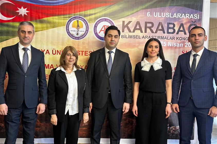ADU-nun müəllimləri Qarabağ- VI Beynəlxalq Elmi Tədqiqatlar Konfransında  iştirak ediblər