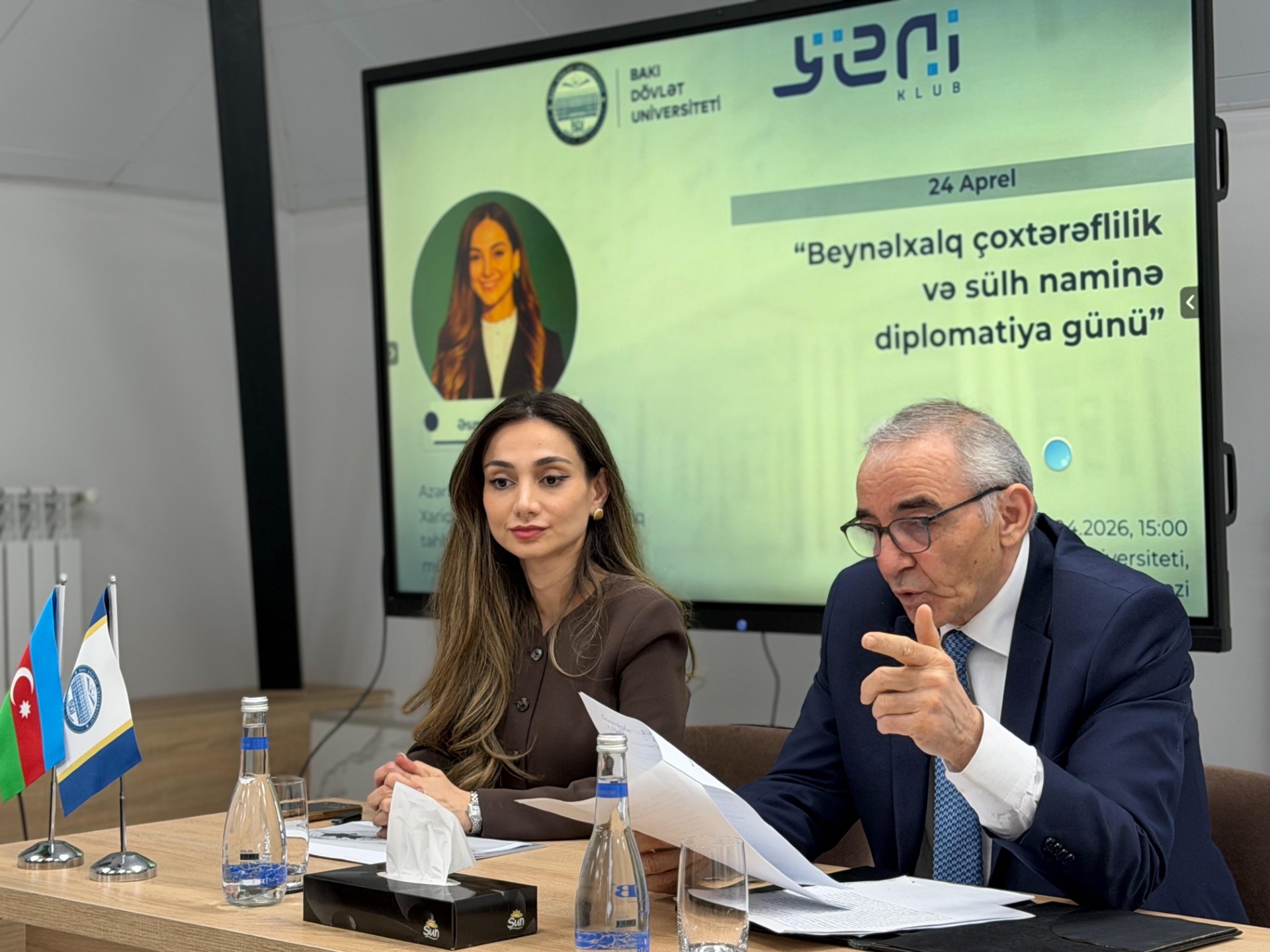 BDU-da Sülh naminə Beynəlxalq Çoxtərəflilik və Diplomatiya Gününə həsr olunmuş tədbir keçirilib