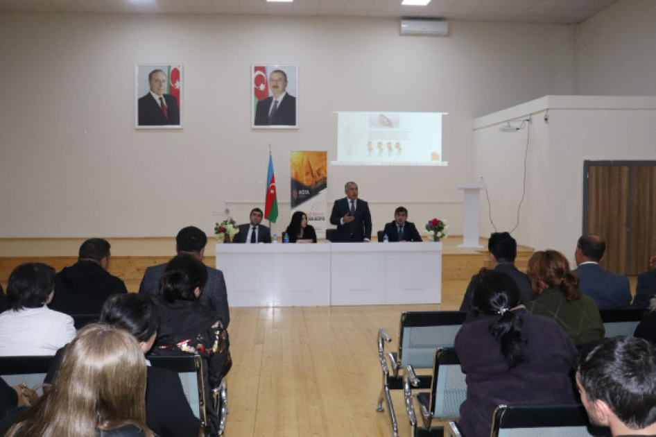 Bölgələrdə məktəblilər qida təhlükəsizliyi ilə bağlı maarifləndirilirlər