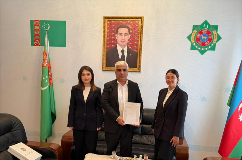 ADU nümayəndələri Türkmənistanın Azərbaycandakı Səfirliyində görüş keçirib