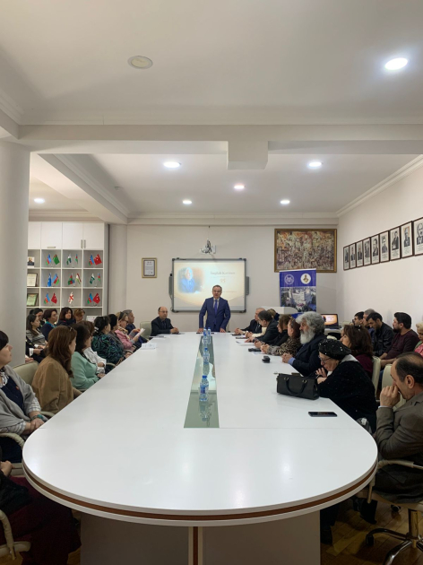 Teatrşünas alim İnqilab Kərimovun 95 illik yubileyinə həsr edilən elmi sessiya