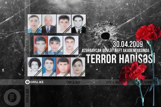 Azərbaycan Dövlət Neft Akademiyasında baş verən terror hadisəsi xatırlanır