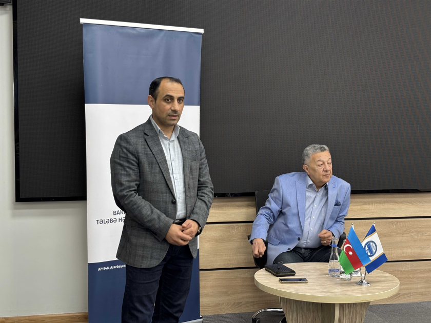 BDU-da “Professor Nəsir İmanquliyev dərsləri” layihəsinin növbəti qonağı Əməkdar jurnalist Elçin Şıxlı olub