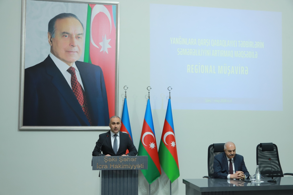 Şəkidə yanğın təhlükəsizliyi ilə bağlı regional müşavirə: Qabaqlayıcı tədbirlərin səmərəliliyi artırılmalıdır