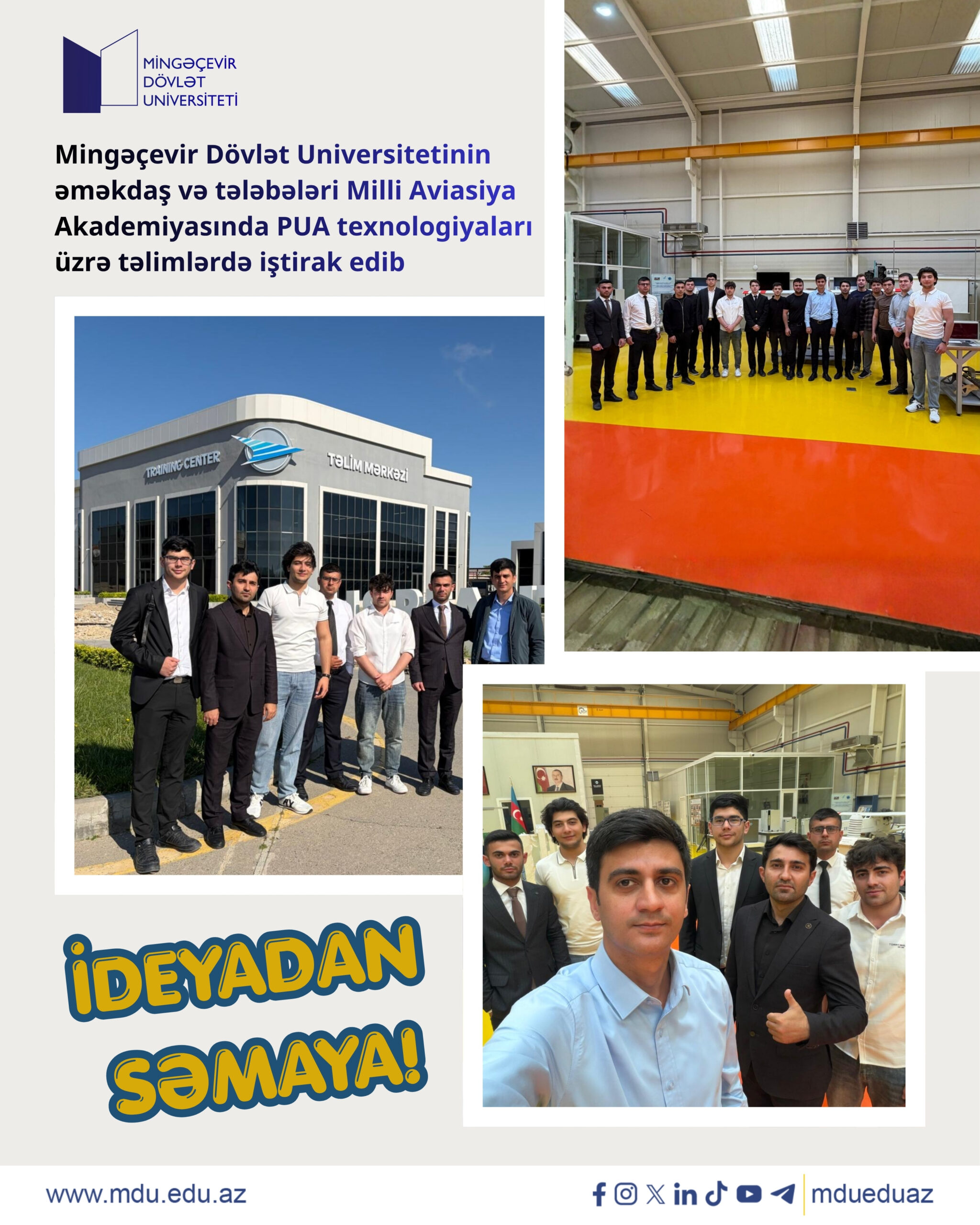 MDU əməkdaş və tələbələri MAA-da PUA təlimlərində iştirak edib.